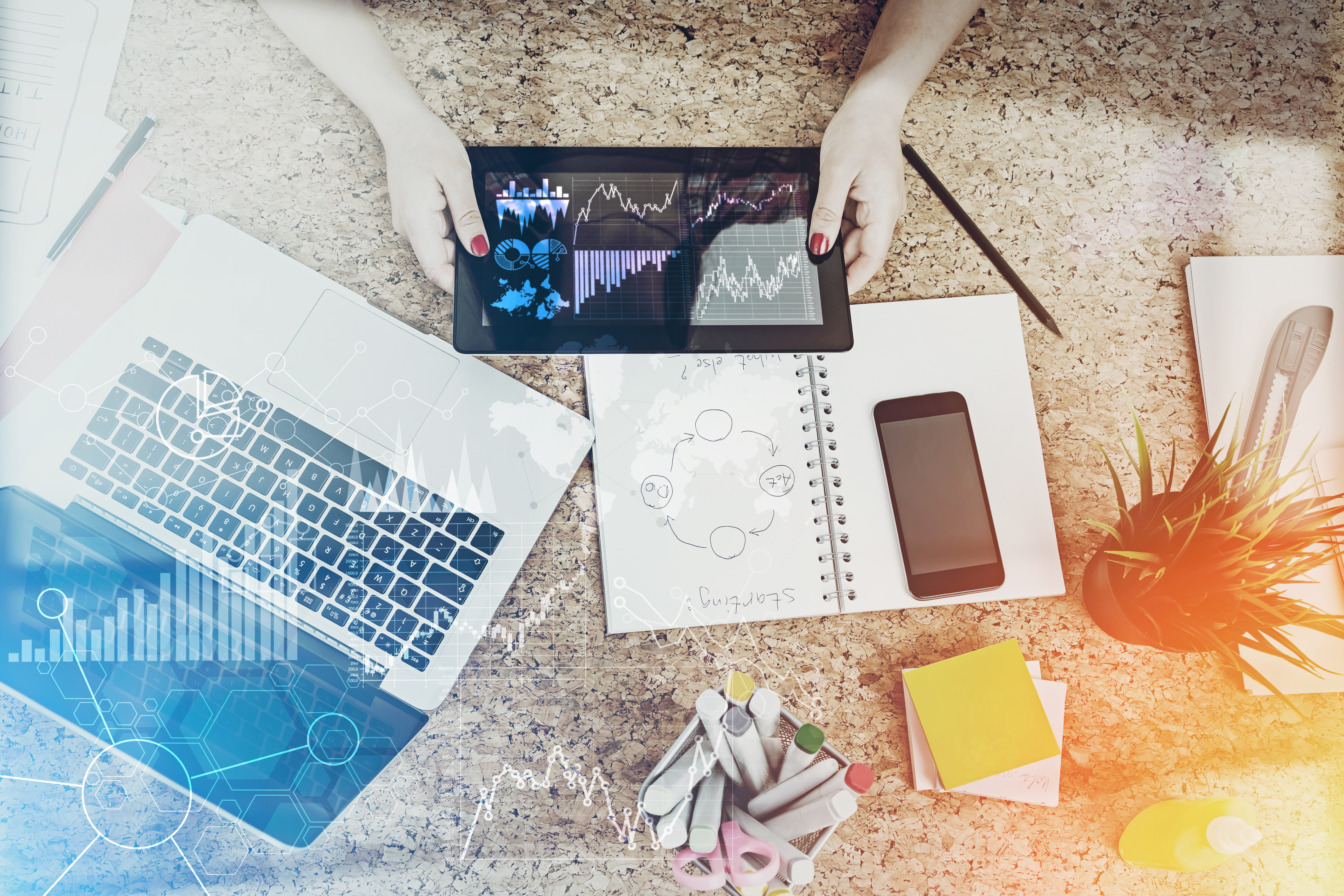 Team of software developers collaborating on a project